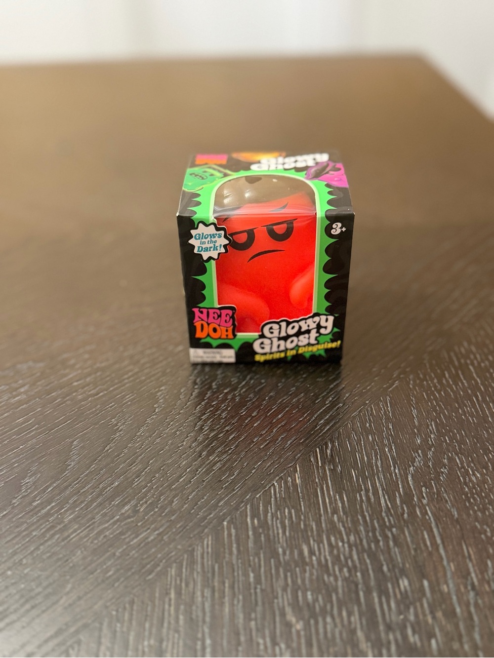 NeeDoh Glowy Ghost Fidget Squishy Toy - Red